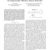 A TDMA-based Scheduling and Routing Algorithm for Data-Centric Wireless Sensor Networks