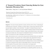A temporal precedence based clustering method for gene expression microarray data