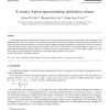 A ternary 4-point approximating subdivision scheme