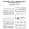 A transformation for integrating VHDL behavioral specification with synthesis and software generation