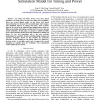 A unified non-rectangular device and circuit simulation model for timing and power