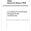 A Unified Vector/Scalar Floating-Point Architecture