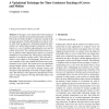 A Variational Technique for Time Consistent Tracking of Curves and Motion