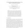 A Video Watermarking Algorithm Based on the Human Visual System Properties