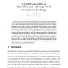 A visibility algorithm for hybrid geometry- and image-based modeling and rendering
