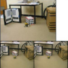 A voting scheme for estimating the synchrony of moving-camera videos