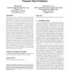 Accelerating memory decryption and authentication with frequent value prediction