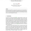 Action Semantics and ASF+SDF: System Demonstration