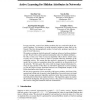 Active Learning for Hidden Attributes in Networks