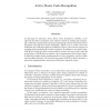 Active Monte Carlo Recognition
