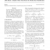 Adaptive Base Class Boost for Multi-class Classification