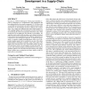 Adaptive Budgeted Bandit Algorithms for Trust Development in a Supply-Chain
