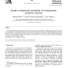 Adaptive interpiconet scheduling for multipurpose scatternet scenarios