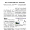 Adaptive Motion Model for Human Tracking Using Particle Filter