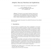 Adaptive One-Way Functions and Applications