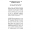Adaptive Pricing for Customers with Probabilistic Valuations