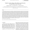 Adaptive security design with malicious node detection in cluster-based sensor networks