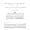 Adding Low-Cost Hardware Barrier Support to Small Commodity Clusters