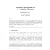 Admissible Representations of Probability Measures