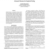 Advanced Measures for Empirical Testing