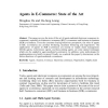 Agents in E-Commerce: State of the Art
