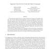 Aggregate Operators in Constraint Query Languages