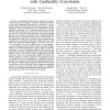 Aggregate Query Answering on Possibilistic Data with Cardinality Constraints