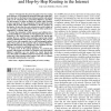 Algebra and algorithms for QoS path computation and hop-by-hop routing in the internet