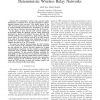 Algebraic Network Coding Approach to Deterministic Wireless Relay Networks