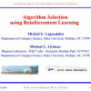 Algorithm Selection using Reinforcement Learning