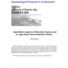 Algorithmic Analysis of Production Systems Used as Agent-Based Social Simulation Models