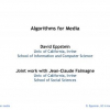 Algorithms for media