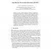 Algorithms for Paraconsistent Reasoning with OWL