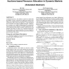 An adaptive bidding strategy for combinatorial auctions-based resource allocation in dynamic markets