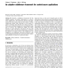 An adaptive middleware framework for context-aware applications
