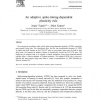An adaptive spike-timing-dependent plasticity rule