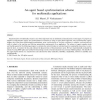 An agent based synchronization scheme for multimedia applications