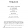 An analytical framework for local feedforward networks
