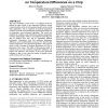 An analytical model for the upper bound on temperature differences on a chip
