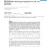An approach for clustering gene expression data with error information