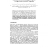 An Architecture for Non Functional Properties Management in Distributed Computing