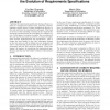 An automated hint generation approach for supporting the evolution of requirements specifications