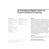 An educational digital library for human-centered computing
