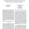 An Efficient Bidirectional Frame Prediction Using Particle Swarm Optimization Technique
