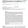 An efficient genetic algorithm for structural RNA pairwise alignment and its application to non-coding RNA discovery in yeast
