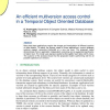 An efficient multiversion access control in a Temporal Object Oriented Database
