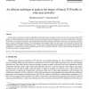 An efficient technique to analyze the impact of bursty TCP traffic in wide-area networks