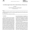 An efficient upper bound of the rotation distance of binary trees