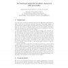 An Emotional Model for Synthetic Characters with Personality