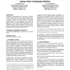 An empirical model to predict security vulnerabilities using code complexity metrics